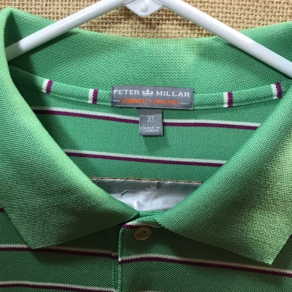 Peter Millar Summer Comfort XL Men’s Polo Shirt - Picture 3 of 5